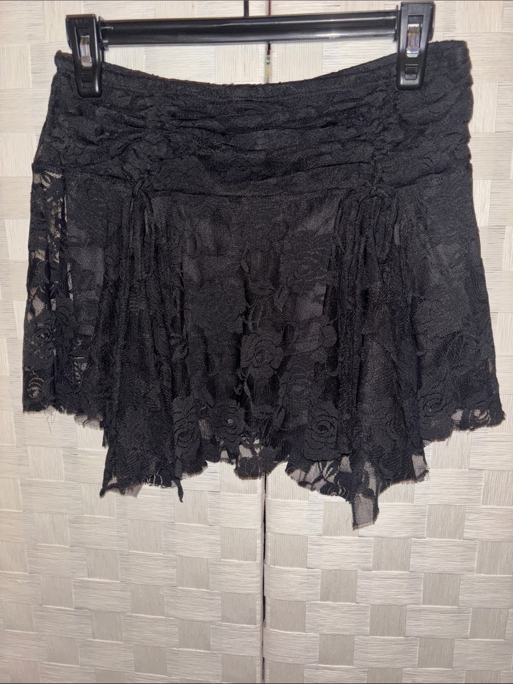 Windsor Women's Black Lace Mini Skort
